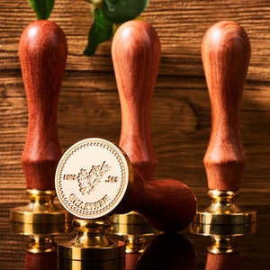 Kit di timbri con sigillo di cera iniziale per matrimonio personalizzato, kit di sigilli di cera per stufa personalizzato, kit di timbri di cera personalizzati per regalo, kit di sigilli di cera con logo di nozze