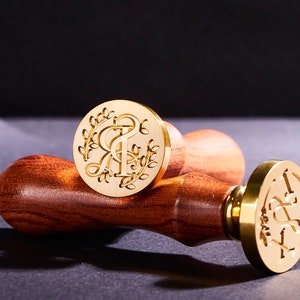 Kit timbro sigillo di cera personalizzato per matrimonio/regalo, timbro di cera personalizzato per matrimonio di coppia, kit timbro di cera personalizzato per regalo, sigillo di cera personalizzato