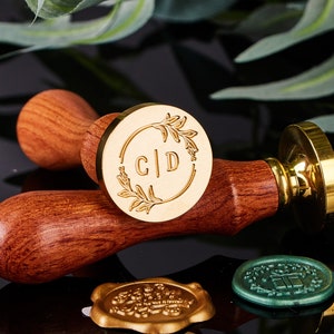 Kit di timbri con sigillo di cera personalizzato per invito a nozze, kit di sigilli di cera per stufa personalizzato, kit di timbri di cera personalizzato per regalo, kit di sigilli di cera con logo di nozze
