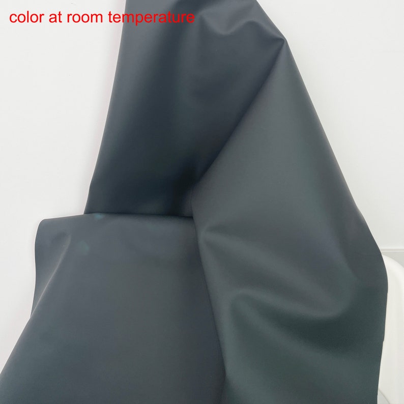 Thermochromic Fabric, Dark Black Change to Blue, Color Changeable