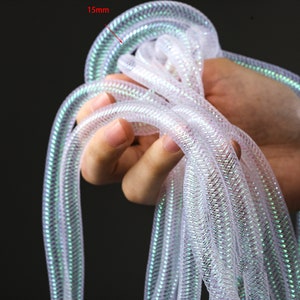 Colorful Elastic Tubular, 3D Plastic Arts, Creative DIY Tubing, Interesting Twisted Tube, Amazing Clothing Design Accessory