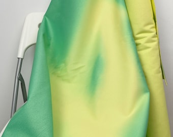 Green Canvas Fabric, Thermochromic Fabric, Green change to Yellow Fabric, Drill Fabric, Heat-reactive fabric, Heat Sense of Color Fabric