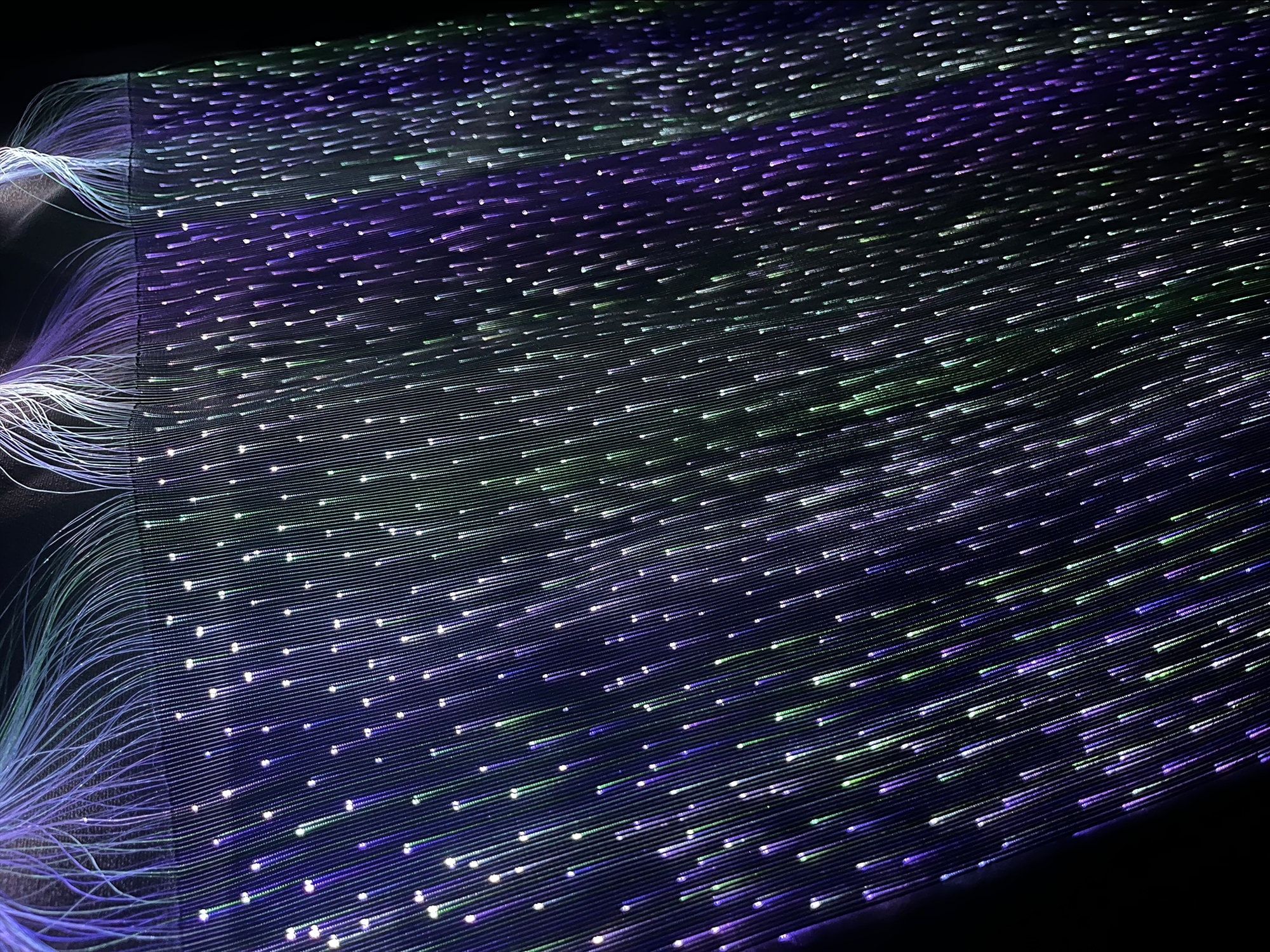 Optical Fiber Fabric, Luminous Fabric, Fiber Optic Fabric, Fiber Optic