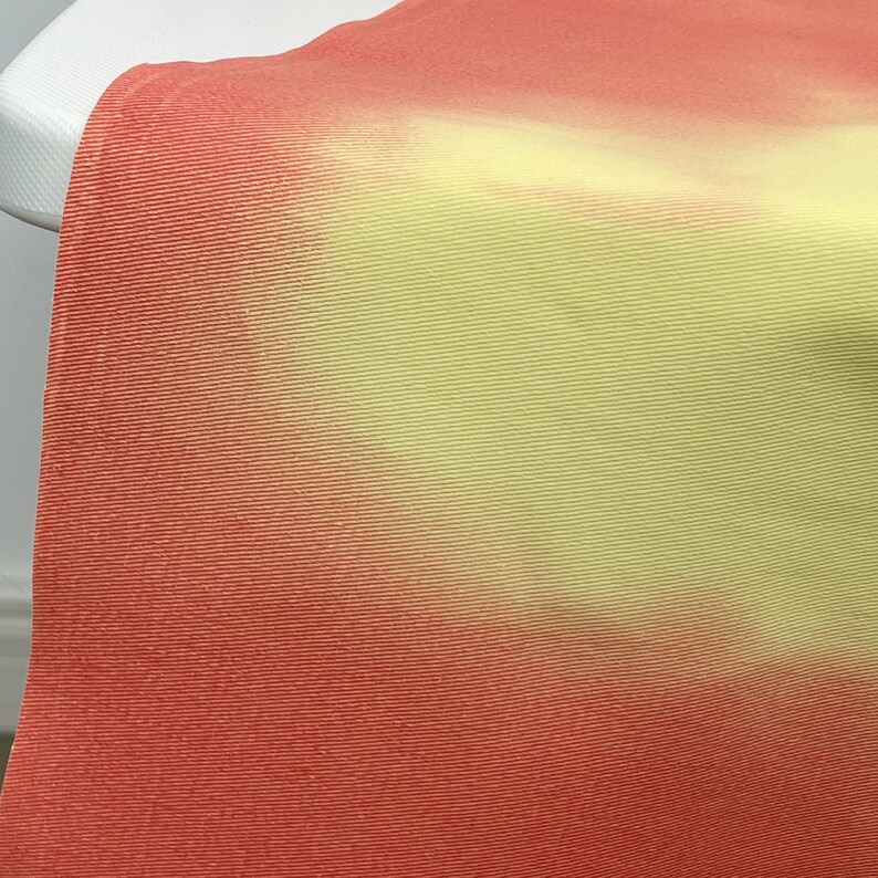 Red Canvas Fabric, Thermochromic Fabric, Red Change to Yellow Fabric ...