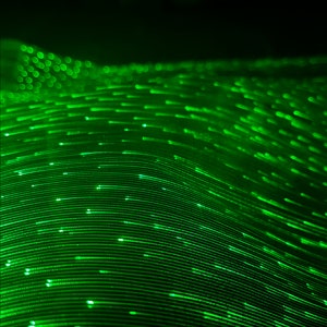 Optical fiber fabric, Luminous fabric, Fiber optic fabric, Fiber optic art, Led light up fabric, Support Customization