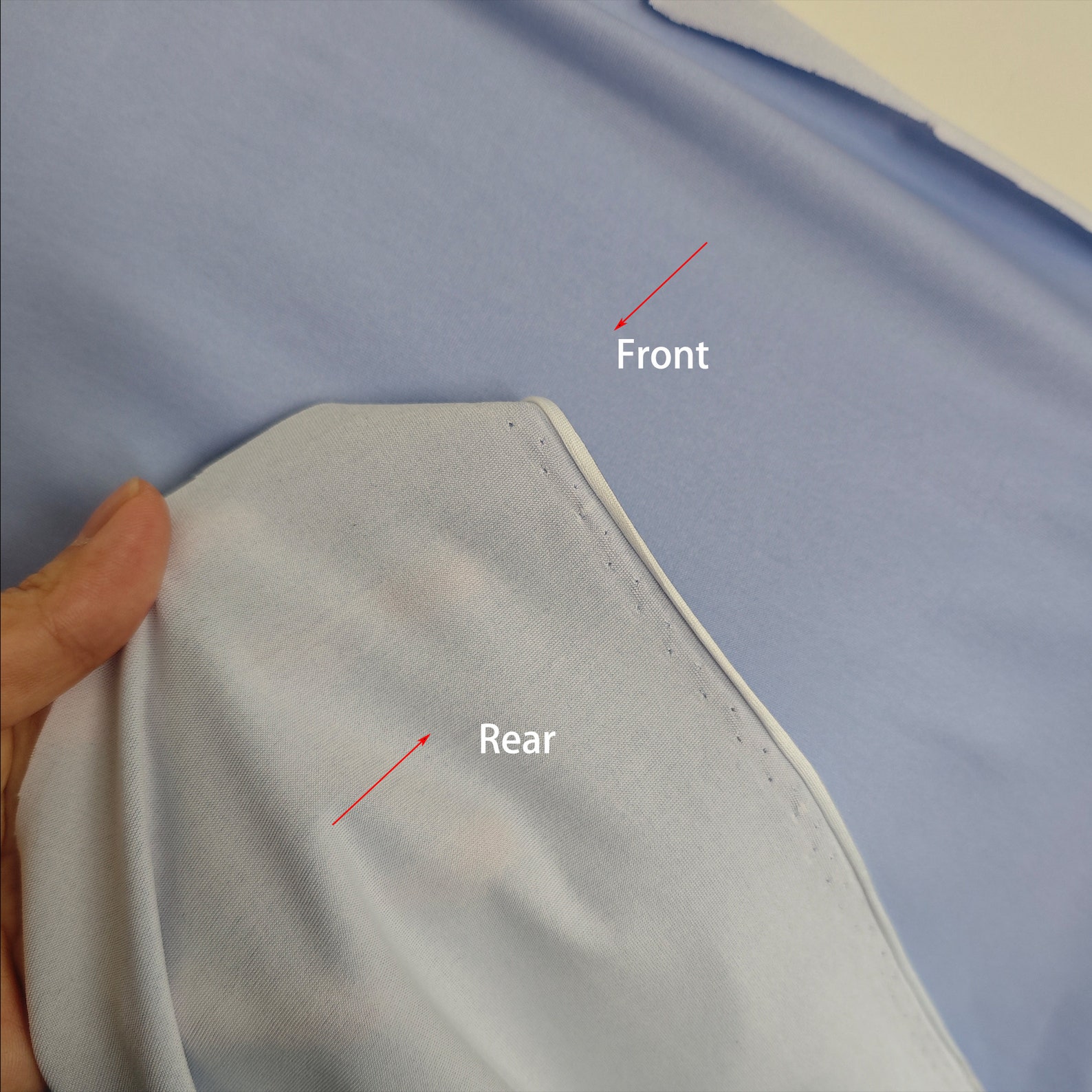 Temperature-sensitive Fabric, Blue Polyester Fabric, Thermochromic ...