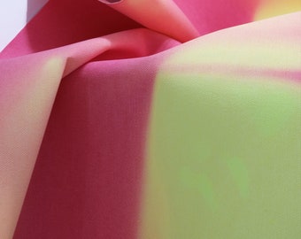 Temperature-sensitive Fabric, Polyester Fabric, Thermochromic Colour Fabric, Rose Red change to Yellow, Creative Temperature Sense Fabric