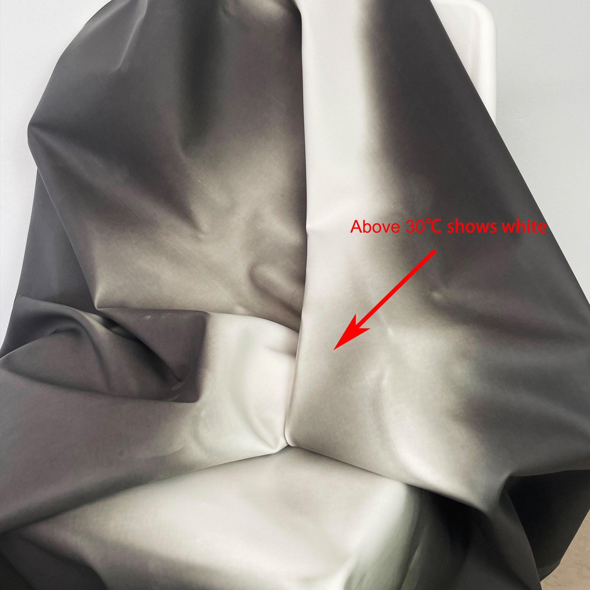 Thermochromic Fabric Black Change to White Fabric Color Etsy