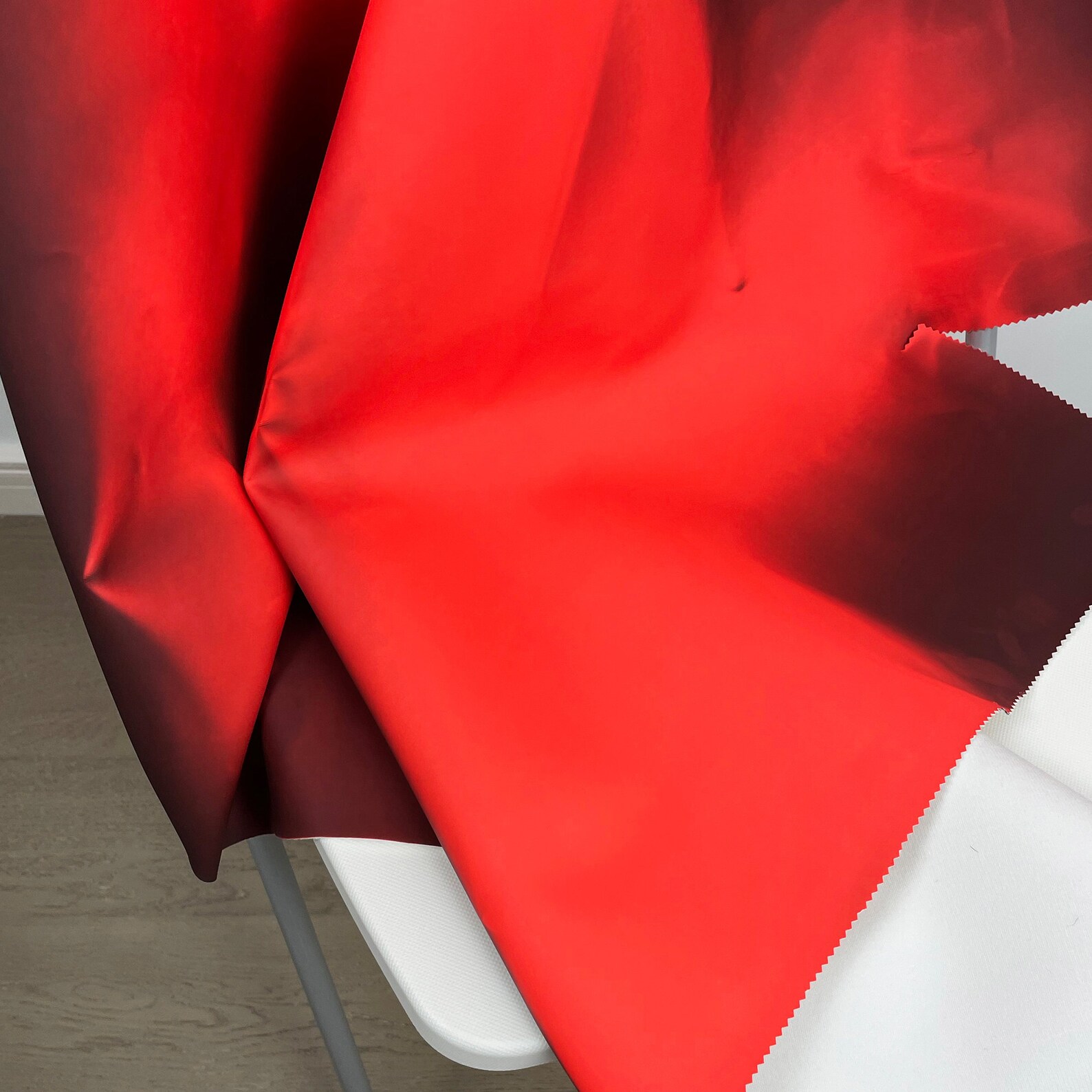 Thermochromic Fabric, Dark Brown Change to Orangered, Color Changeable