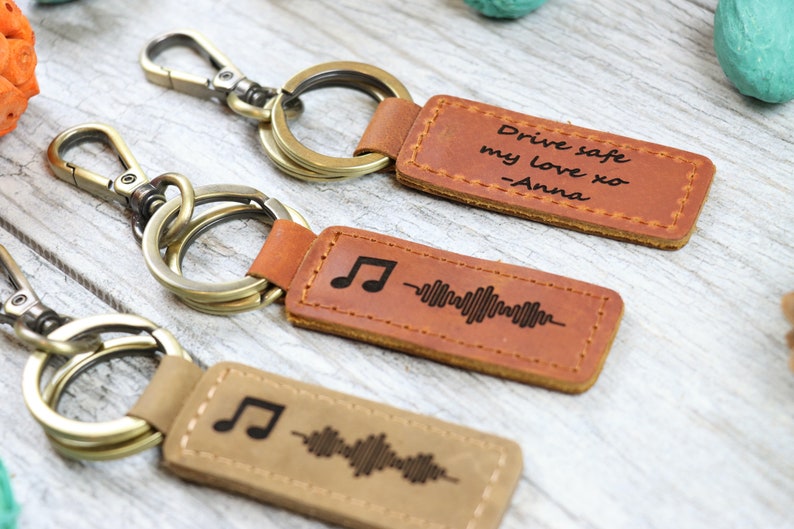 Custom SONG KEYCHAIN Personalized Scannable Music Keychain Etsy