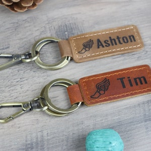 Track Key Ring Track & Field Personalized Keychain / Keyring / Bag Tag / Name Tag ...