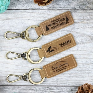 Personalized Leather Keychain, Gifts Under 10, BIRTHDAY GIFT, Gift for Her, Mens Gift, Unisex Gifts, Gift for Dad image 9