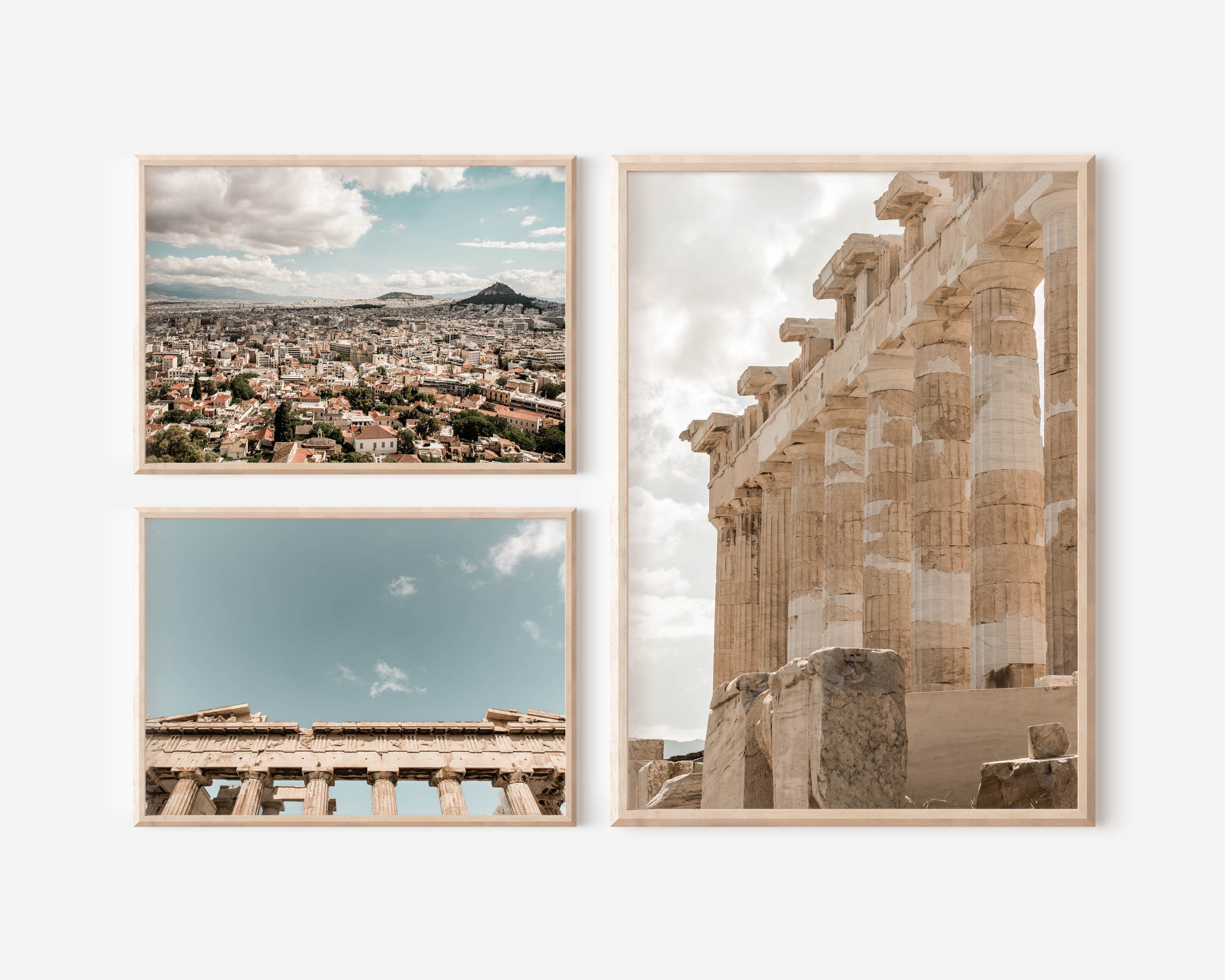 20 GREECE GREEK Collector Set Vintage Postage Stamps Ruins Landscapes  Statues Crafts Collage Ephemera Altered Art Philately Stamp Albums 1f 
