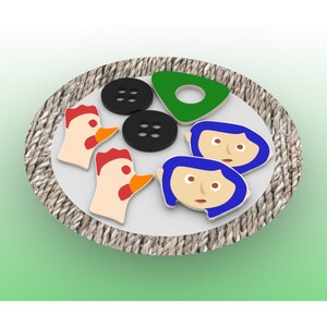 Coraline Inspired Cookie Cutter Set image 5