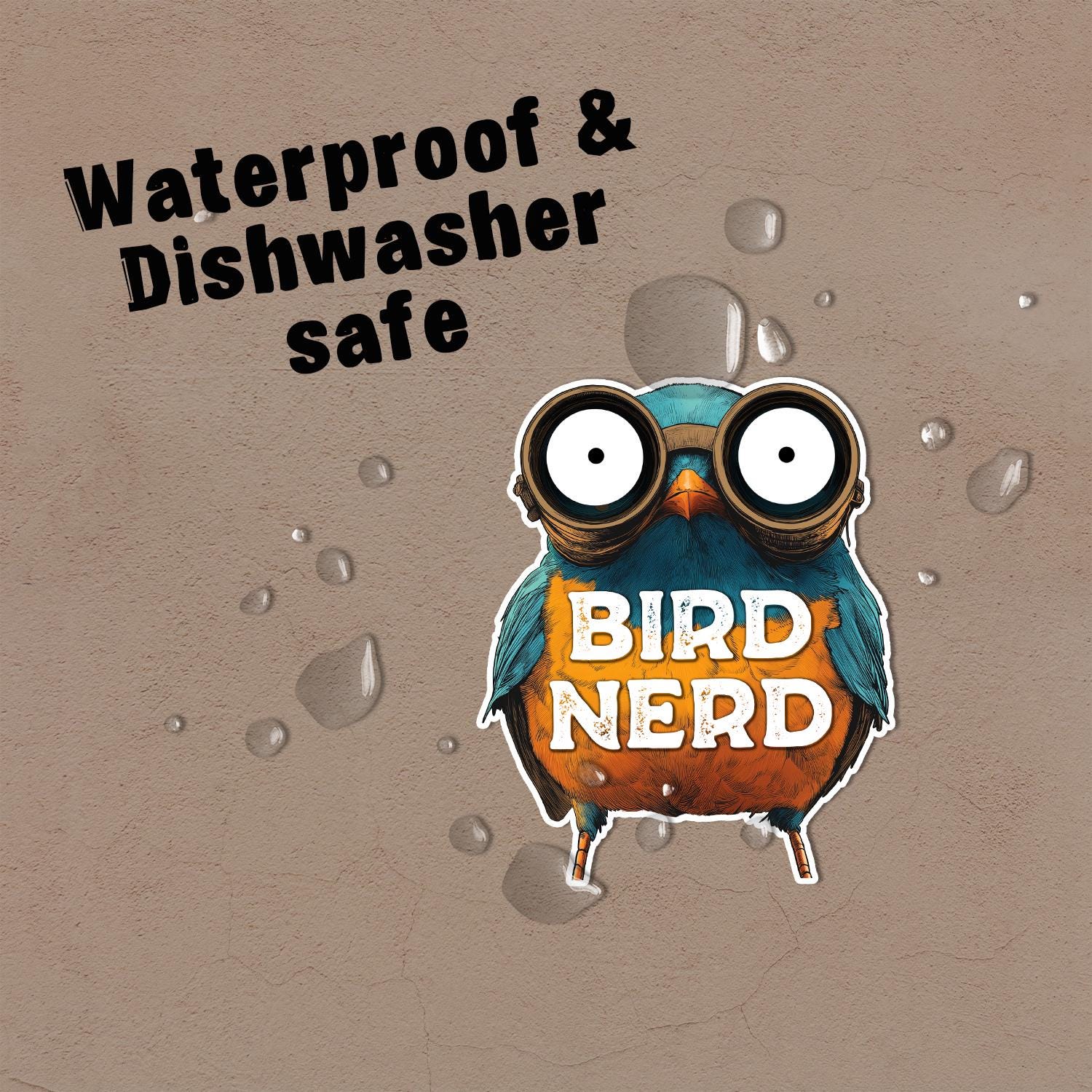 Bird Nerd Sticker - Silly Bird Stickers - Gift for Birdwatchers ...
