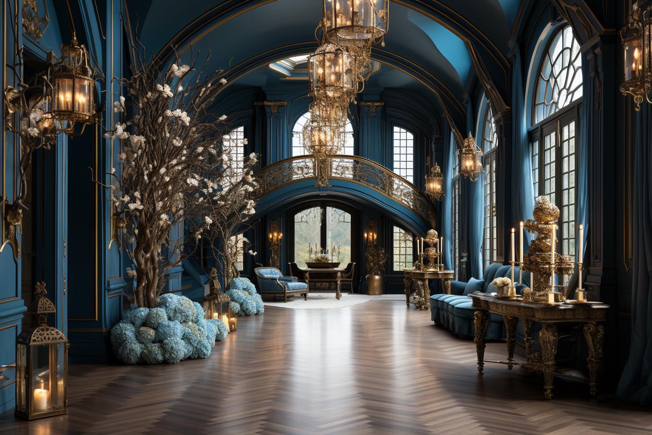 Blue Mansion Composite Bundle | Digital Backdrops | Realistic Textures ...