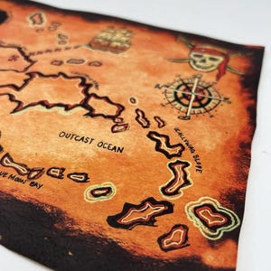Carte au trésor envoyée par la poste pour les enfants - La carte au trésor pirate parfaite pour jouer