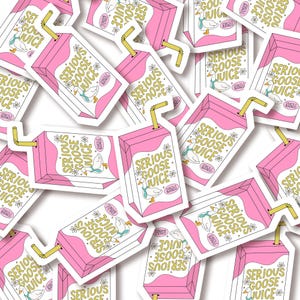 Silly Goose Juice Sticker, Funny Goose Stickers, Serious Goose Sticker, Emotion Goose Stickers, Goose Sticker, Stocking Stuffers