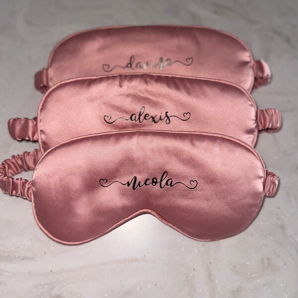 Satin Sleep Mask Etsy UK