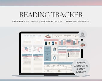 Reading Tracker Spreadsheet Google Sheets Book Journal Digital Reading Tracker Reading Planner Spreadsheet 2024 Reading Book Journal