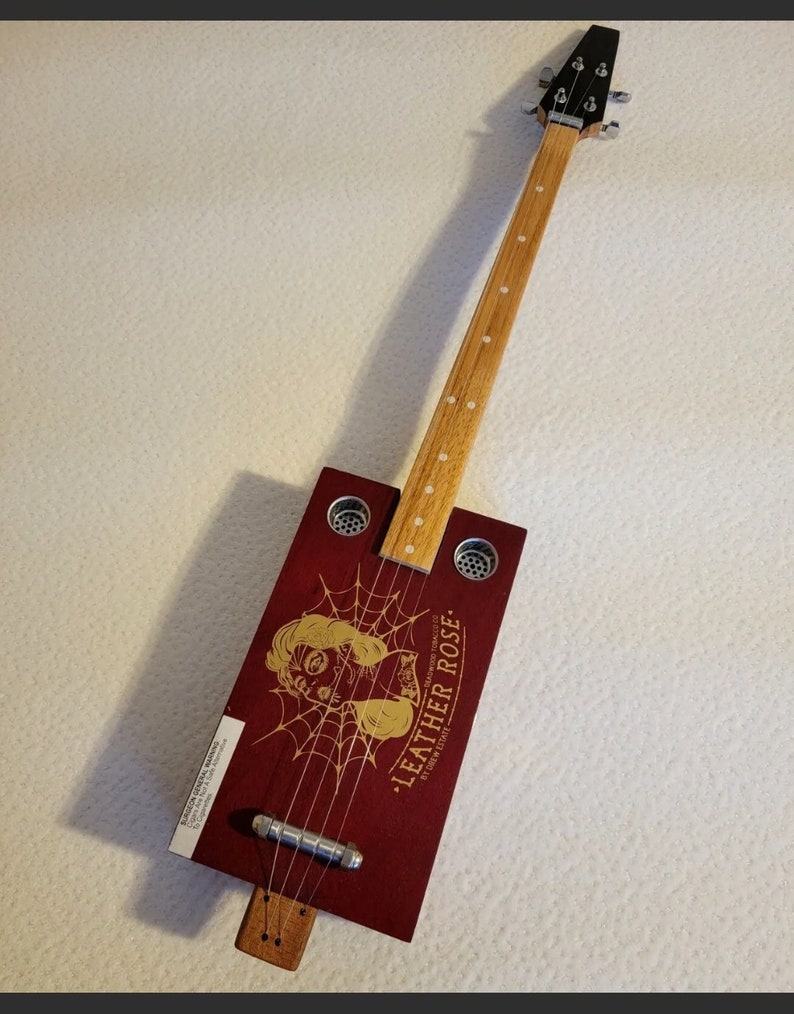 Acoustic Cigar Box Guitar Etsy