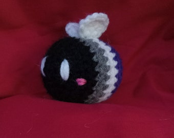 Crochet Asexual Pride Bee