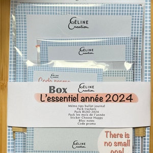 BOX L'essentiel rentrée 2024 - pack complet bullet journal