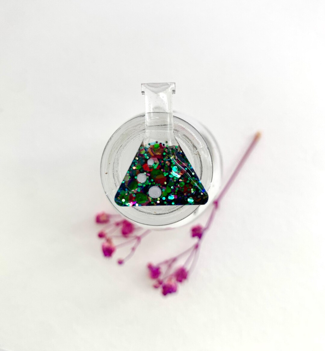 Blue Glitter Conical Flask Pin: Science Gift for Teacher/chemist - Etsy