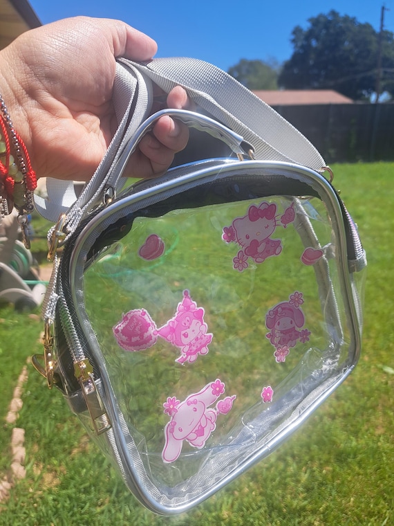 Cute Sanrio clear mini shoulder bag,kawaii, kawaii stuff