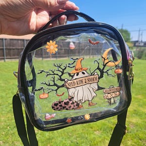 Salem spooky clear mini shoulder bag