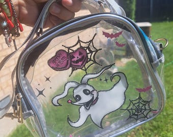 Zero NBC Bedazzled Clear Mini Shoulder Bag