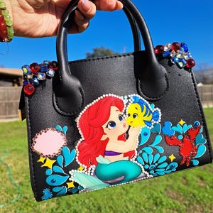 Ariel Bedazzled Vegan Hand bag
