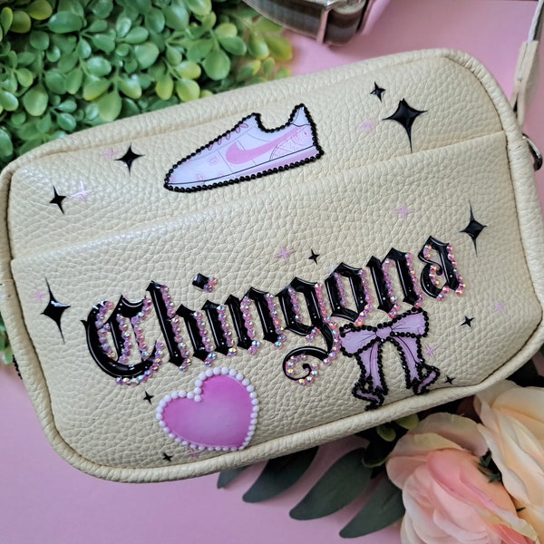 Chingona Bedazzle Crossbody Bag