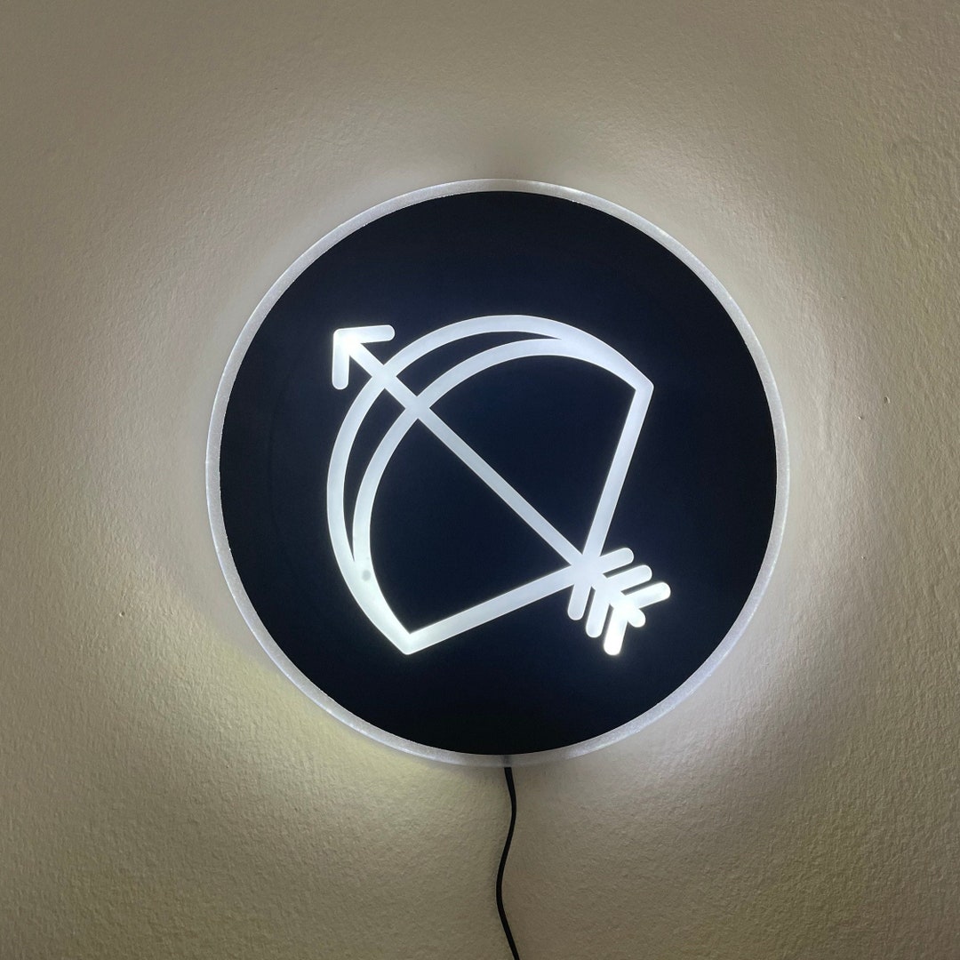 Sagittarius, Led Wall Sign, Archer, Centaur, Edge Lit Acrylic ...