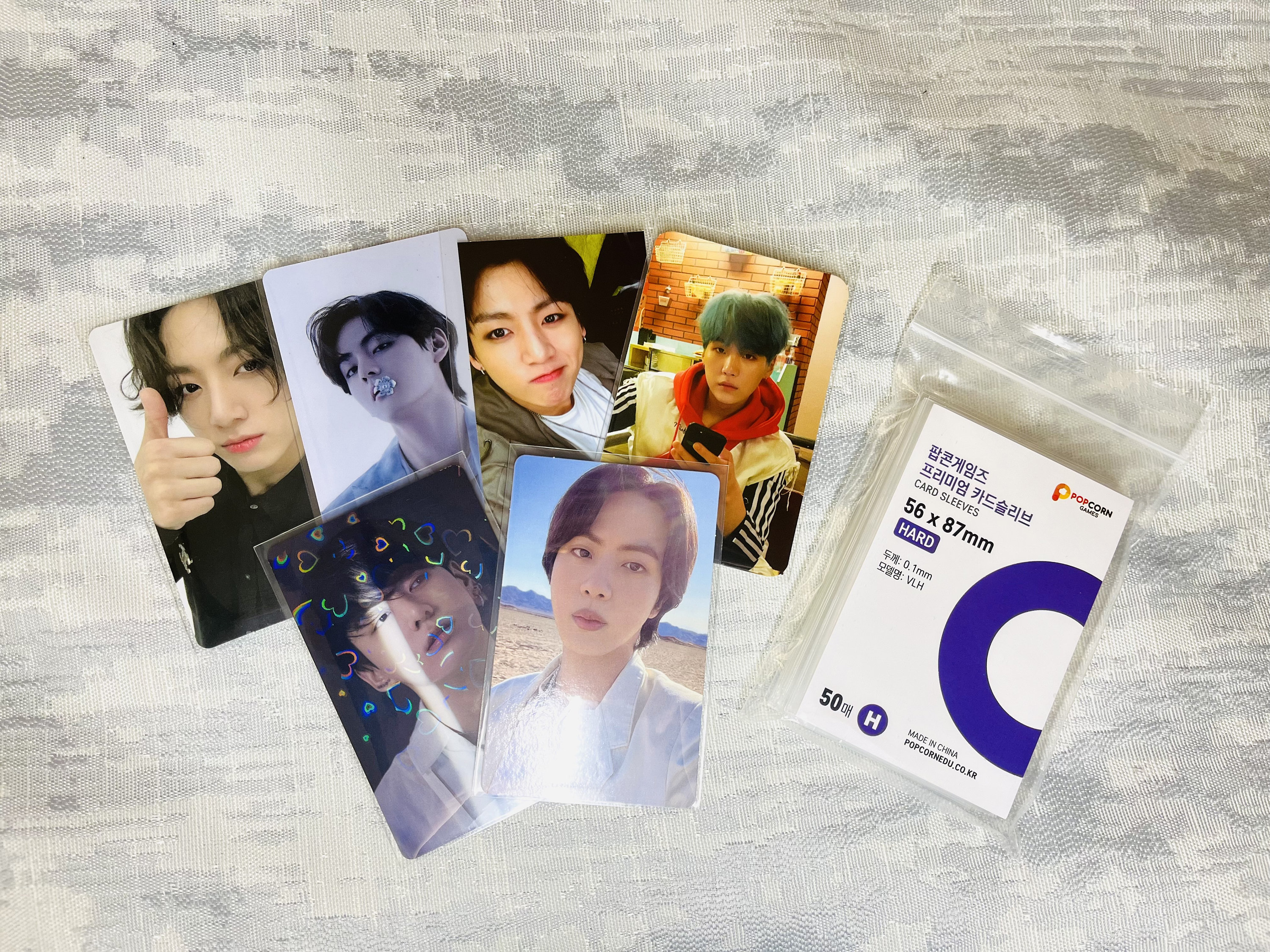 Popcorn Games Card Sleeves Five Sizes Kpop Photocard Etsy