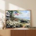 Coastal Roses Garden Art Print, American Flag Summer Wildflowers ...