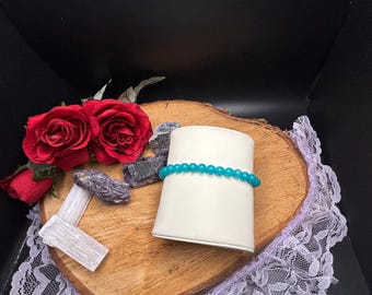 Tianhe Stone Stretch Bracelet | 6mm Natural Stones | Courage, Confidence, Creativity & Spiritual Growth