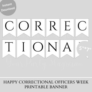 Happy Correctional Officers Week Banner, Correctional Officers ...