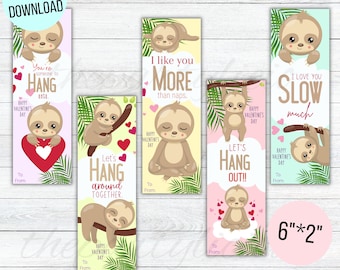 Printable Mermaid Bookmark Valentines Day Cards School - Etsy