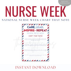 Nationale verpleegkundige week Kaartspel, Happy verpleegkundige week personeelsspellen, Care Lead Inspire Herhaling verpleegkundige week vieringen, Instant Download