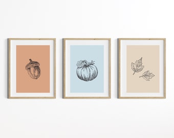 Minimalist Fall Wall Decor- *DIGITAL FILE*- Fall Printable