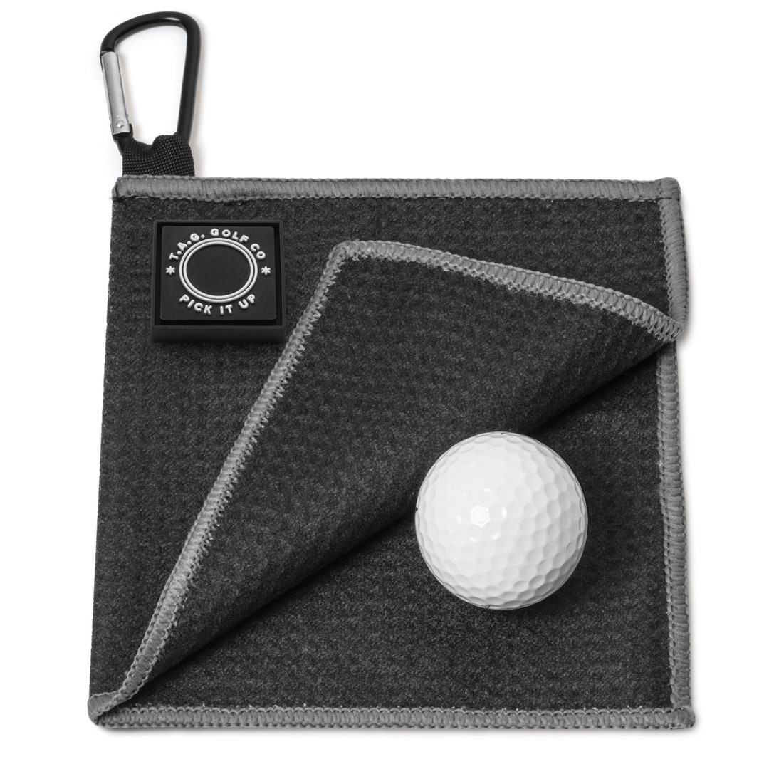 TAG Golf Co Small Golf Towel stick It to Your Club or Putter