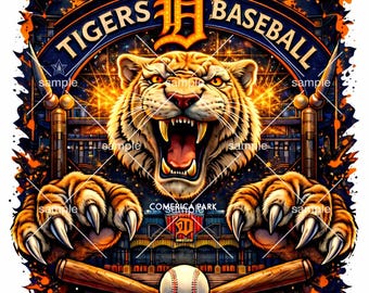 Tigers PNG, Detroit, Baseball, Tigers, Go Tigers