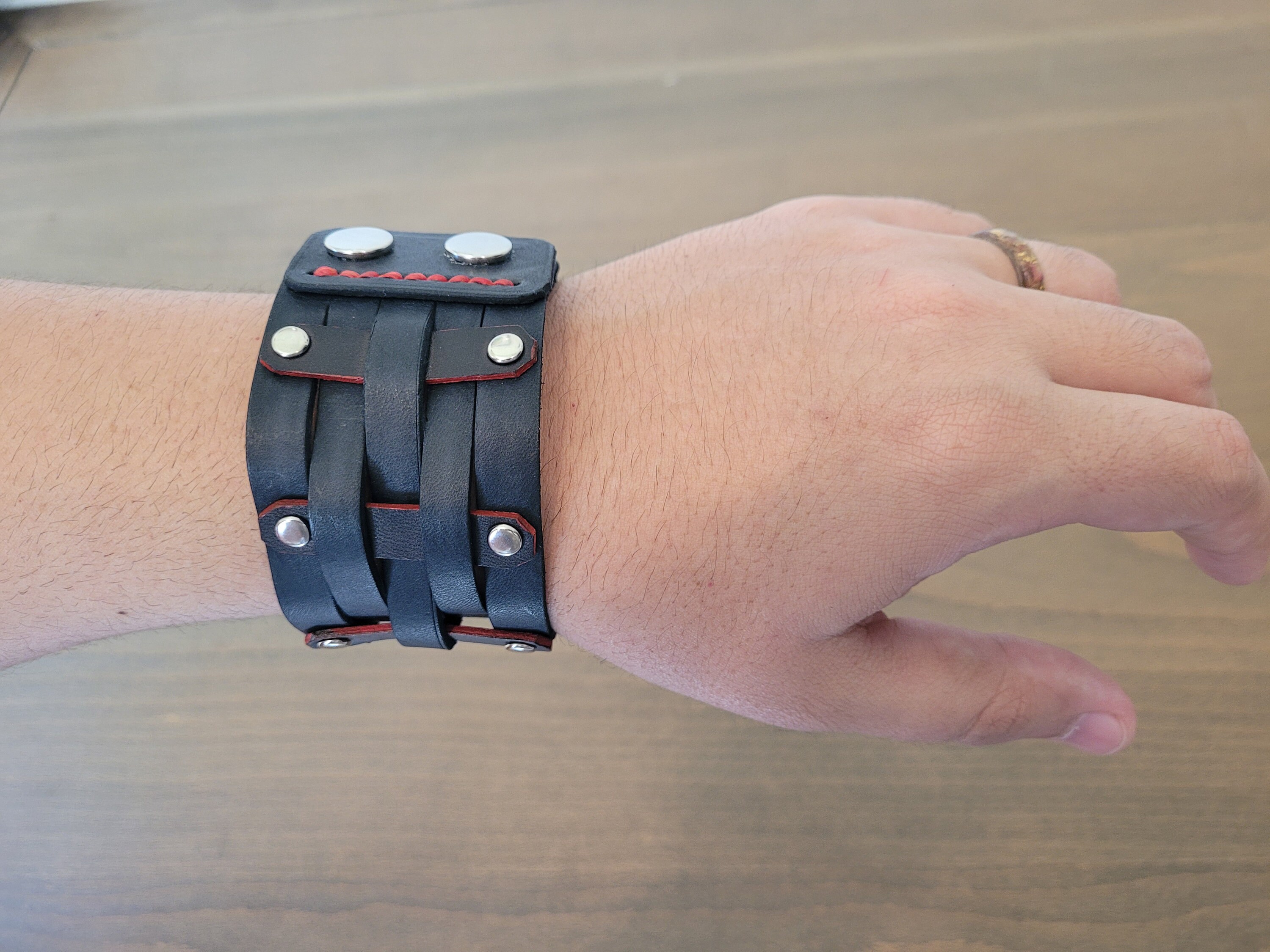 Fingerboard Leather Cuff Pattern Leatherworking Design Craft Guide