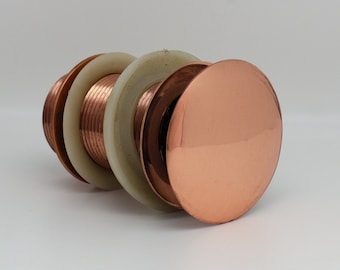copper drain pushup button, Pop Up Bathroom Sink Drain, Bathroom Sink Stopper, push button sink drain, vanity drain