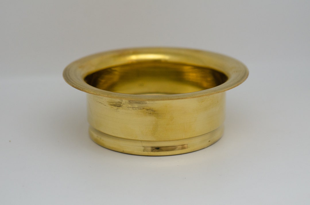 Unlacquered Brass Disposal Flange Basket Stopper Brass Sink Flange