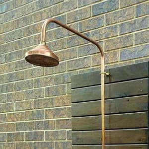 Copper showerhead, unlacquered copper shower head, solid copper romantic showerhead