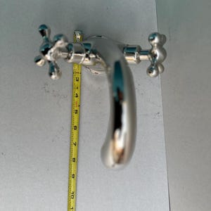 Torneira de banheiro monocomando | Torneira para pia de banheiro em latão maciço com acabamento cromado - torneira em níquel polido imagem 3