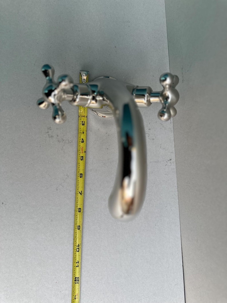 Torneira de banheiro monocomando | Torneira para pia de banheiro em latão maciço com acabamento cromado - torneira em níquel polido imagem 3