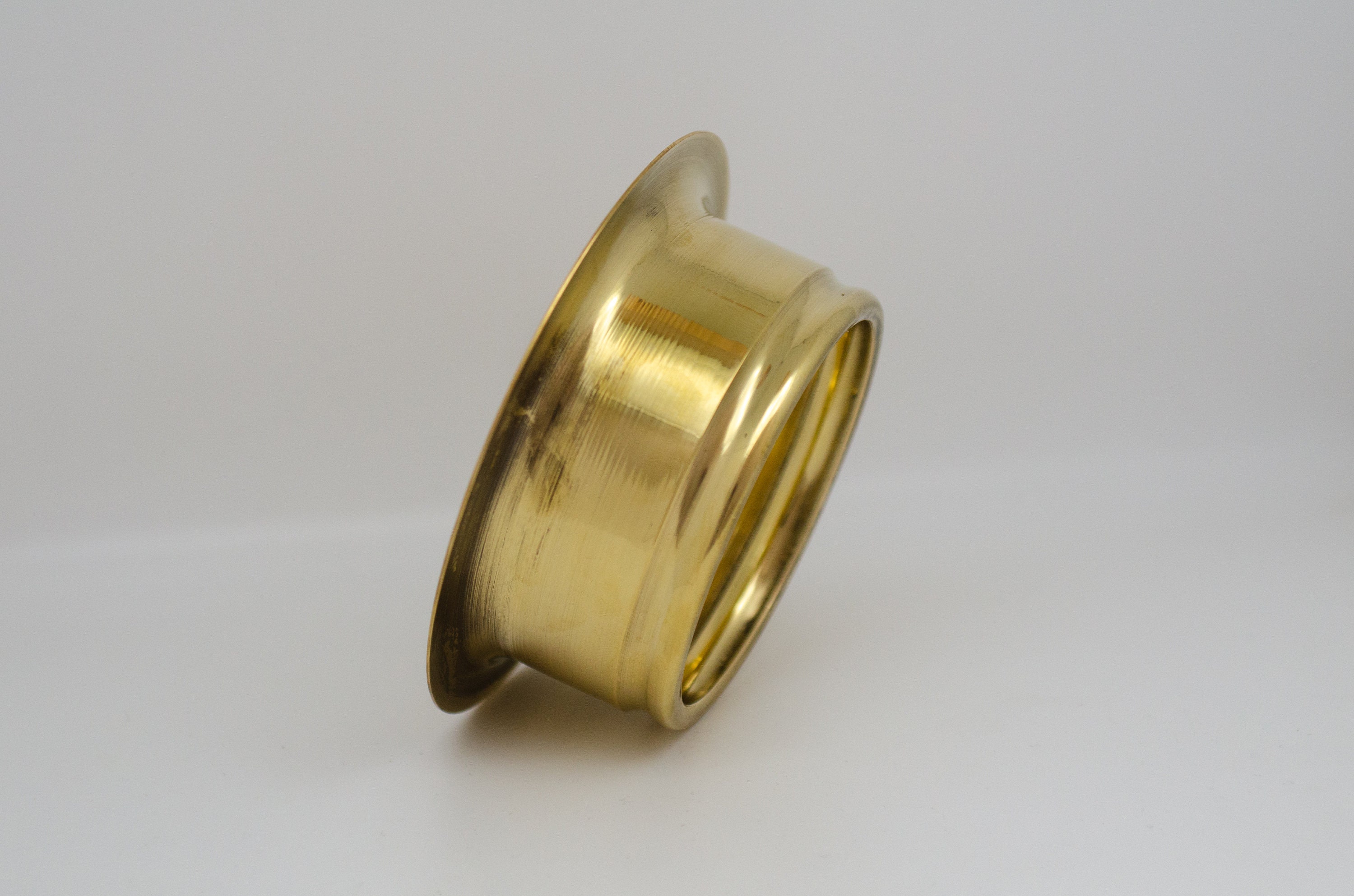 Unlacquered Brass Disposal Flange Basket Stopper Brass Sink Flange